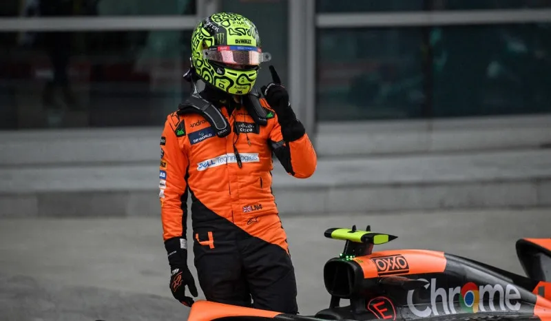 LANDO Norris pembalap Formula 1 dari McLaren.