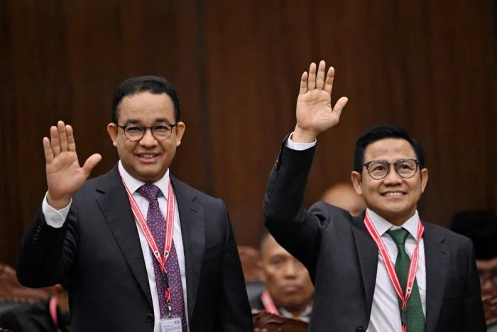 Anies Baswedan dan Muhaimin Iskandar.